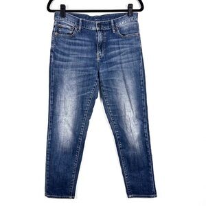 UNIQLO mid rise slim boyfriend skinny jeans L29
